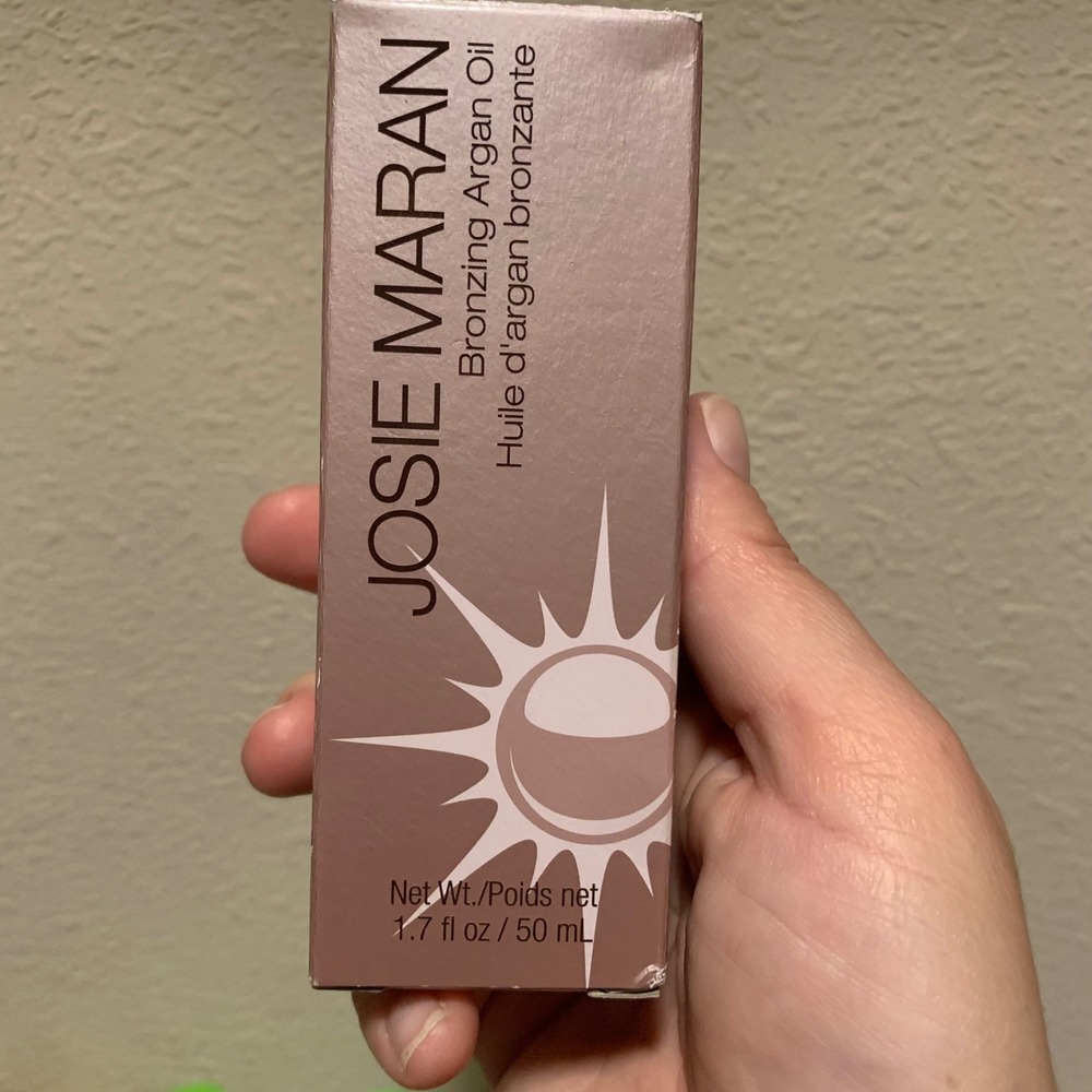 Josie Maran 100% Pure Argan Oil 1.7 fl oz Organic‎ Moisturizing Oil Dropper READ